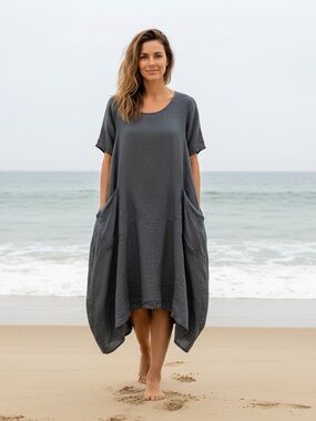 MEO MELI Tunic Dress Blue OS